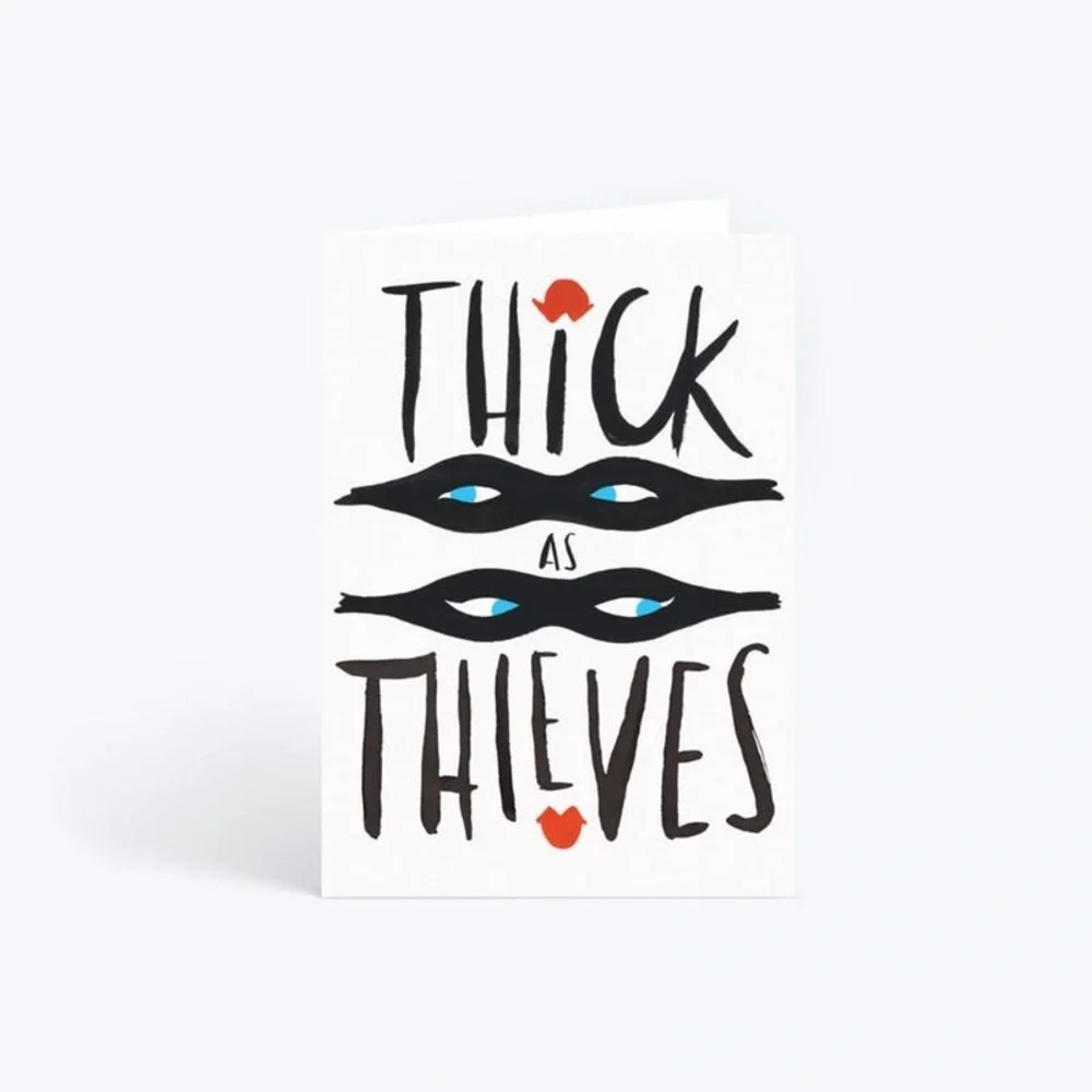 Idlewild Co Thick As Thieves Card Rifle Paper Co.
